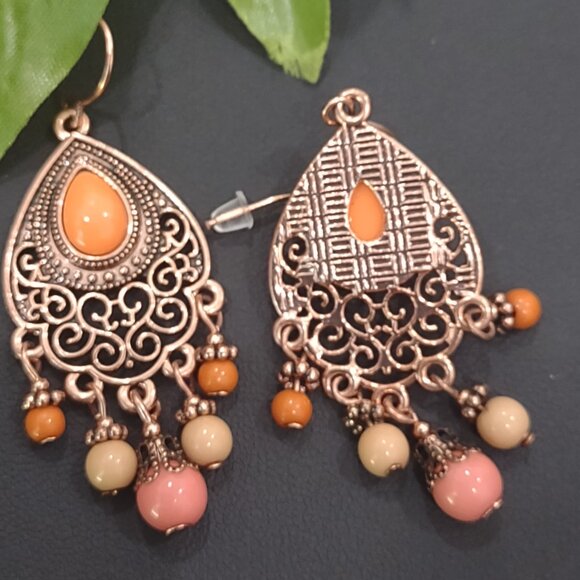 Bohemian Drop Earrings - Picture 3 of 5